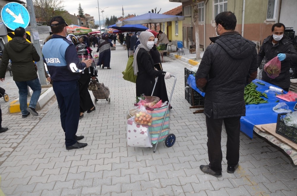 Emet pazarında olağanüstü önlemler alındı 