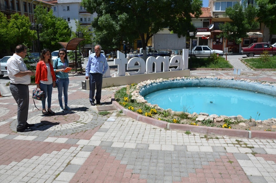 Emet’te şehir içi düzenleme ve peyzaj çalışmaları 