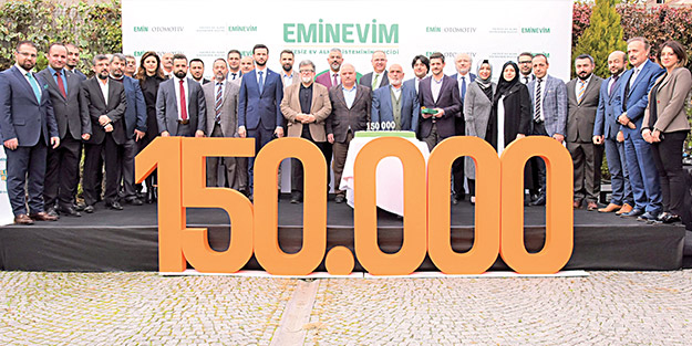 Emin Grup’ta 150 bininci teslim heyecanı! Anahtarlarını El Birliği ile aldılar