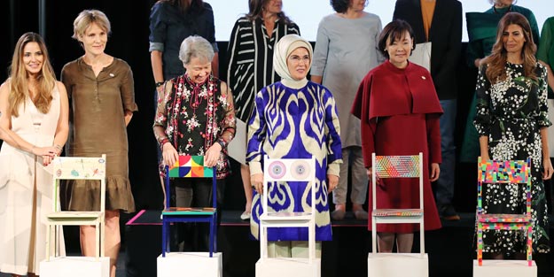 Emine Erdoğan, Latin Amerika Sanat Müzesi'ni ziyaret etti