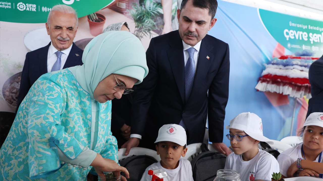 Emine Erdoğan, Ümraniye Çevre Şenliği'ne katıldı