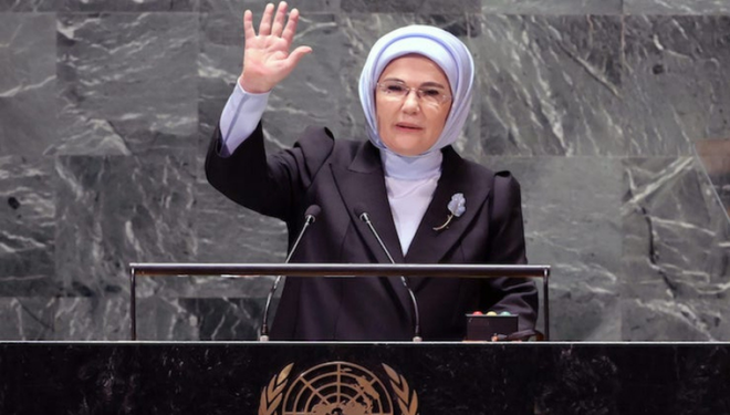 Emine Erdoğan'dan Başkan Erdoğan'ın BM konuşmasına ilişkin açıklama