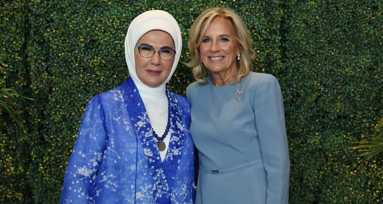 Emine Erdoğan’dan Jill Biden'a teşekkür!