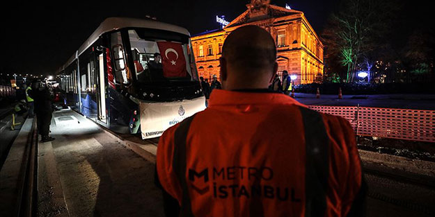 Eminönü-Alibeyköy tramvay hattında test sürüşü başlıyor