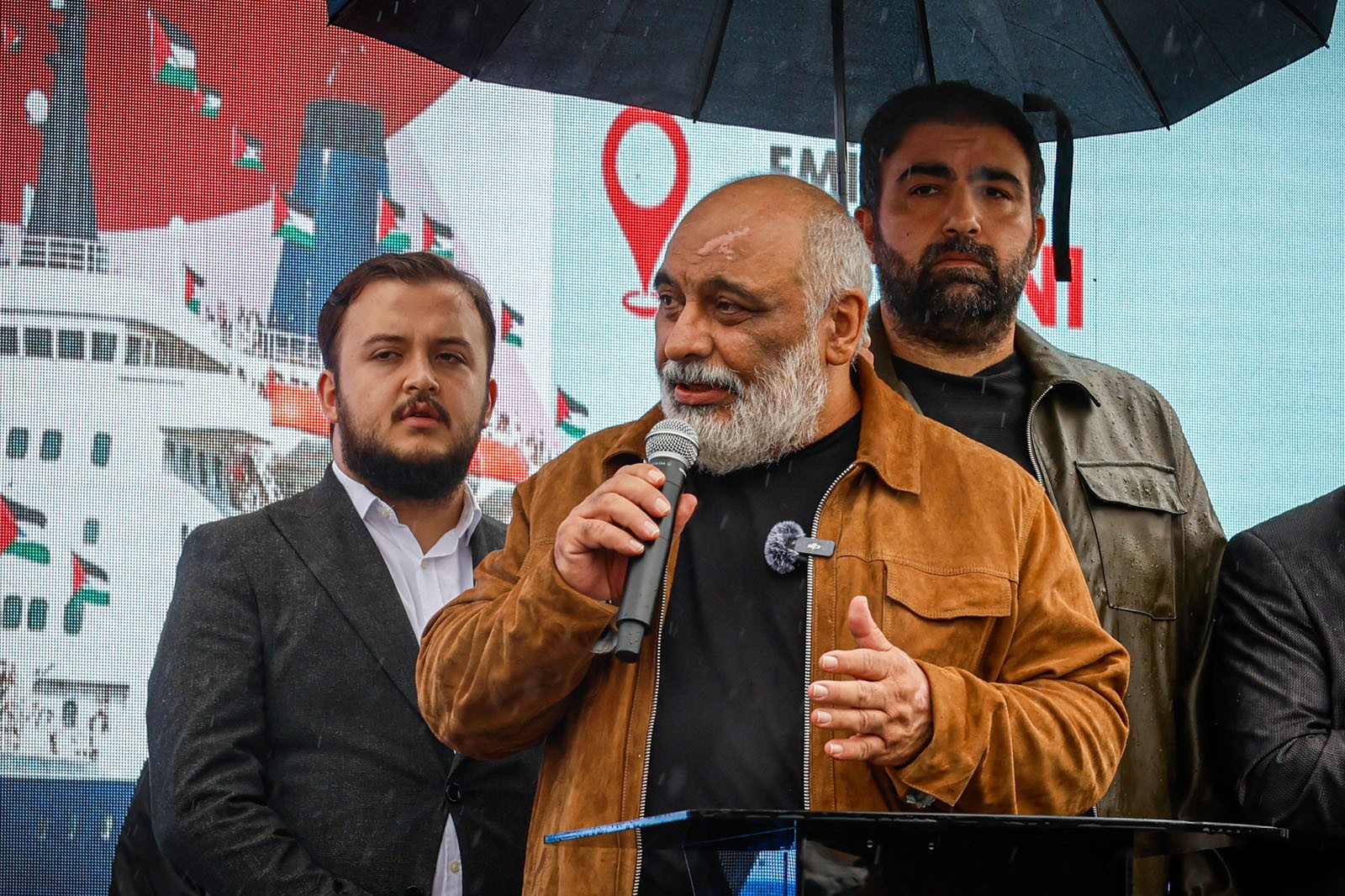 Eminönü’nde Gazze için özgürlük nöbeti