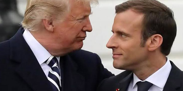 Macron ile Trump arasında kritik telefon