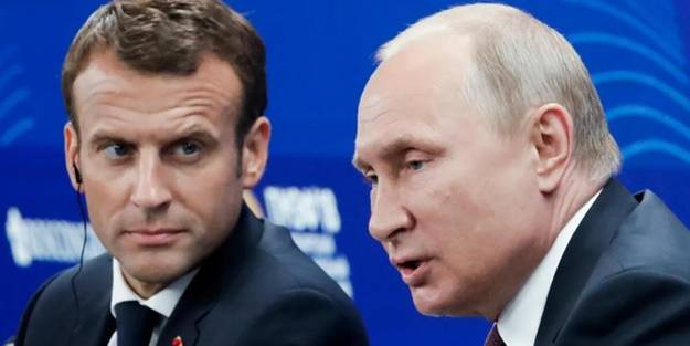 Emmanuel Macron'dan Putin'e 