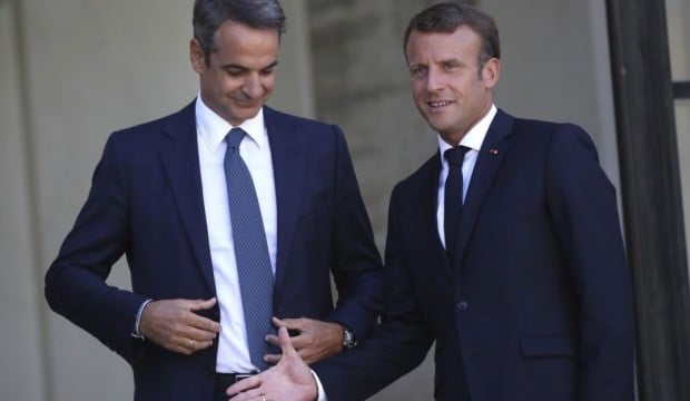 Emmanuel Macron'dan Türkiye'ye karşı Yunanistan'a destek