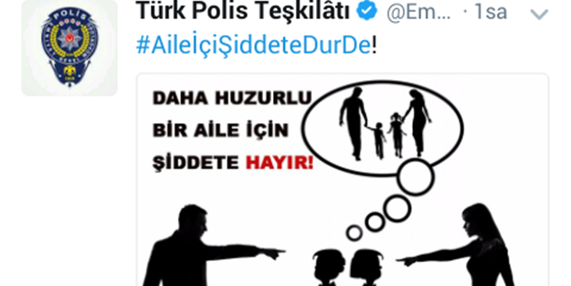 Emniyet Genel Müdürlüğü'nden tepki çeken 'hayır' paylaşımı!