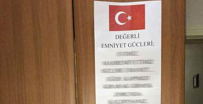 Emniyet güçlerini duygulandıran mesaj!