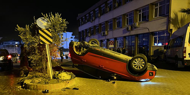 Emniyet kemeri vesile oldu, hayatı kurtuldu