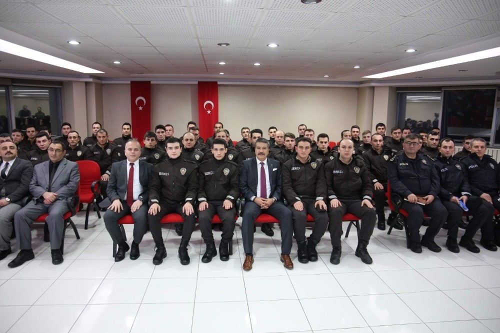 Emniyet Müdürü Alper, bekçilerle bir araya geldi 