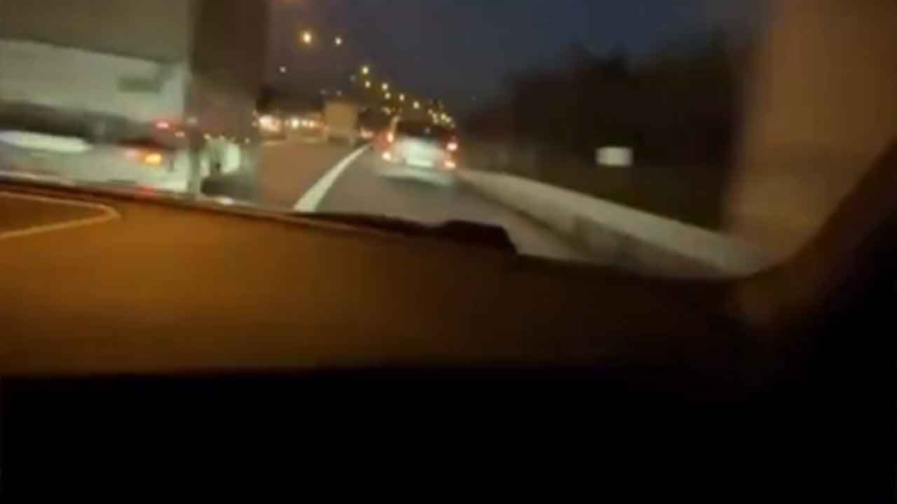 Emniyet şeridinde neden hız yapılmaz adlı çalışma! İstanbul’da hız tutkunu maganda dehşet saçtı