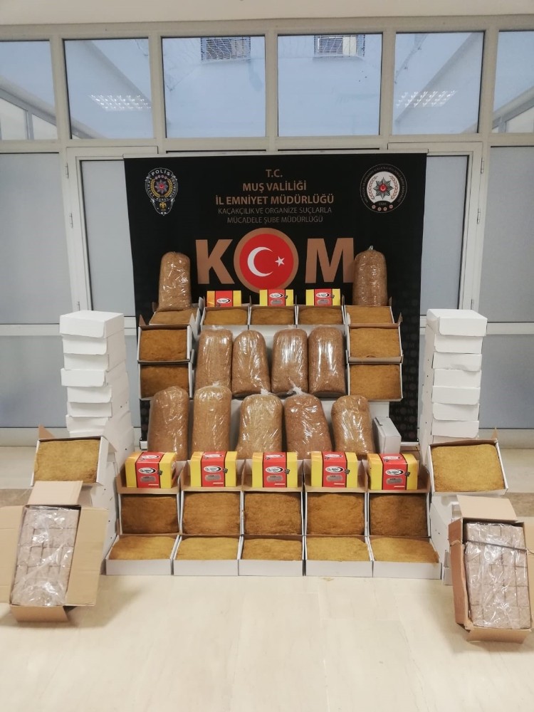Emniyetten kaçak tütün operasyonu: 1 gözaltı 
