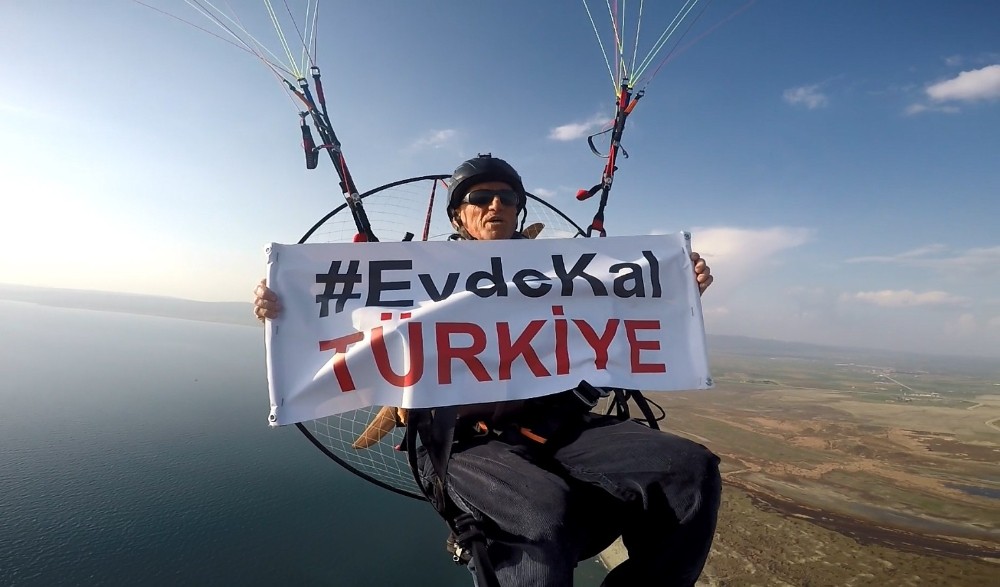 En çılgın evde kal mesajı 