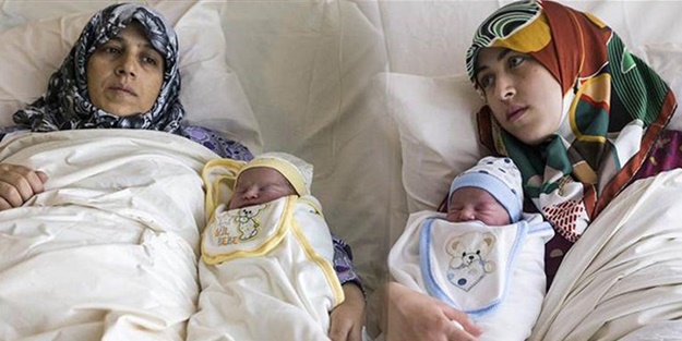 En ilginç doğum! Dünyada ilk vak'a... Anne ile kızı aynı anda doğum yaptı