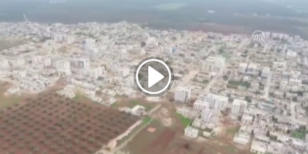 Afrin'deki kritik noktalardan biri... Böyle görüntülendi
