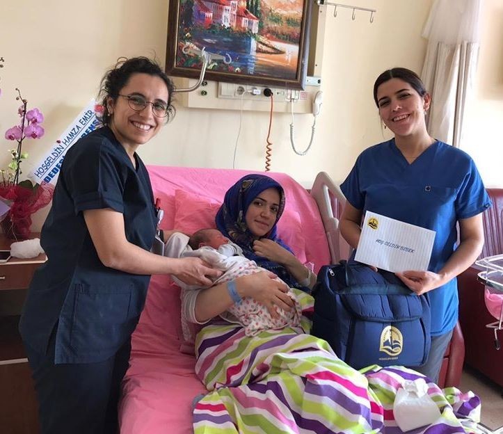 En küçük Bayburtlular hayata “Merhaba” dedi 