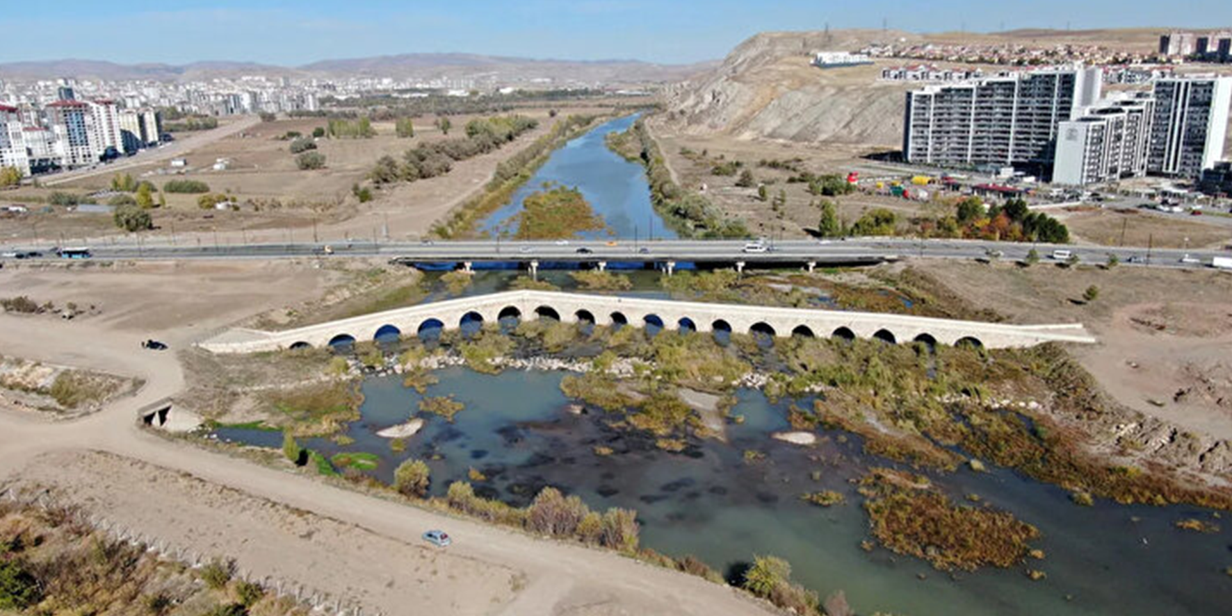Endişe veren görüntü! Kızılırmak’ı hiç böyle görmediniz