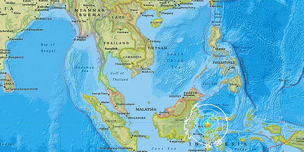Endonezya'da 6,5 büyüklüğünde deprem!