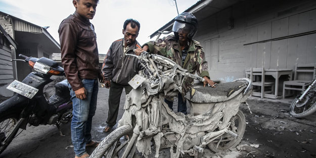 Sinabung küllerinden ölenlerin sayısı açıklandı