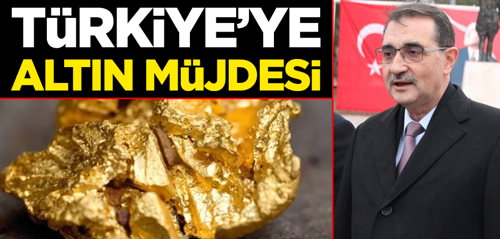 Bakan Dönmez'den Türkiye'ye altın müjdesi