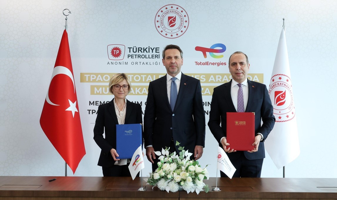Enerjide merkez ülke olma hedefine bir adım daha! TPAO ve TotalEnergies mutabakat zaptı imzaladı