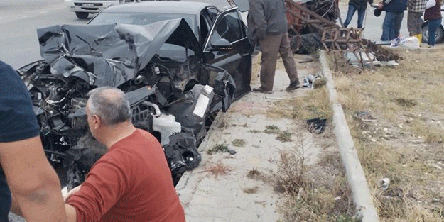 CHP'li başkan kaza geçirdi