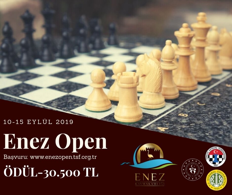 Enez Uluslararası Açık Satranç Turnuvası başlıyor 