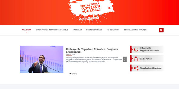 Enflasyonla mücadeleye internet üzerinden takip! Yayına başladı