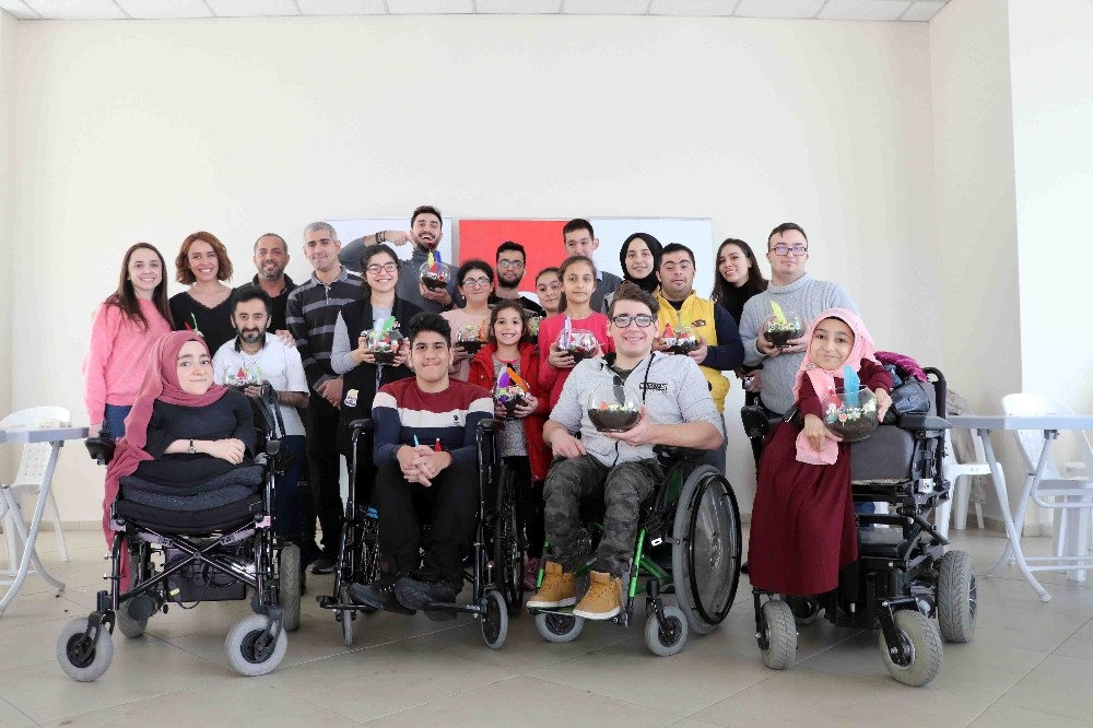 Engelli bireylerin teraryum heyecanı 