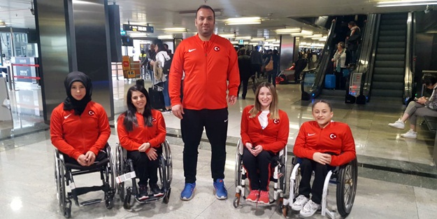 Engelli milli sporcular Dubai yolcusu