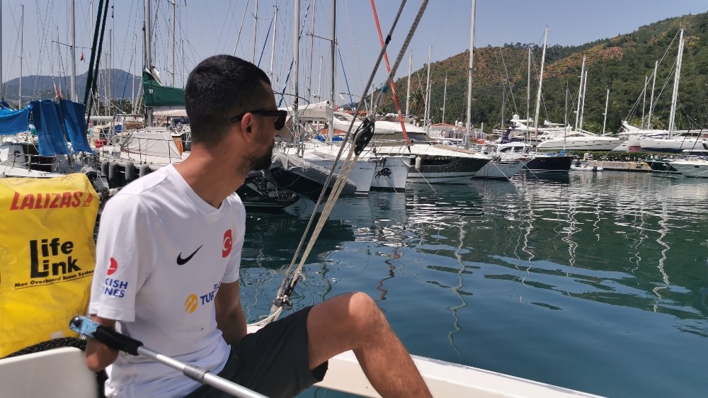 Engelli milli yelkencisi Hüseyin Akbulut; 