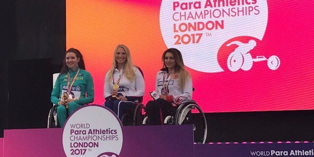 Engelli Sporcu Hamide Kurt Dünya 3’üncüsü oldu