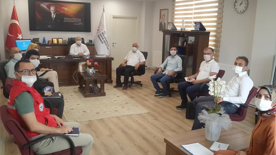 Engelli ve yaşlı kuruluş müdürleri toplantı yapıldı 