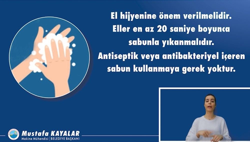 Engellilere korona virüsü bilgilendirmesi 