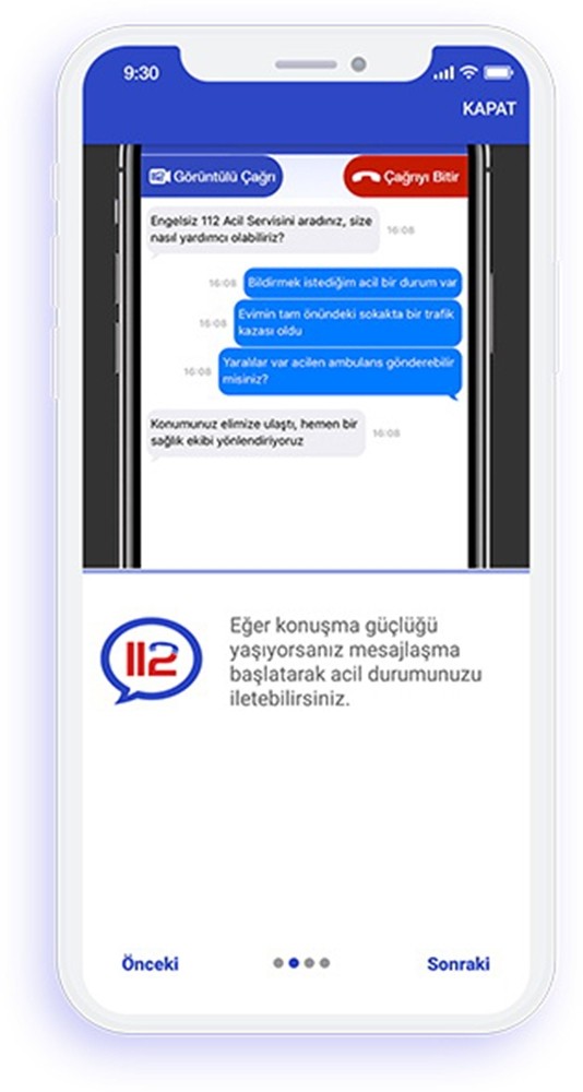 Engelsiz 112 projesi 