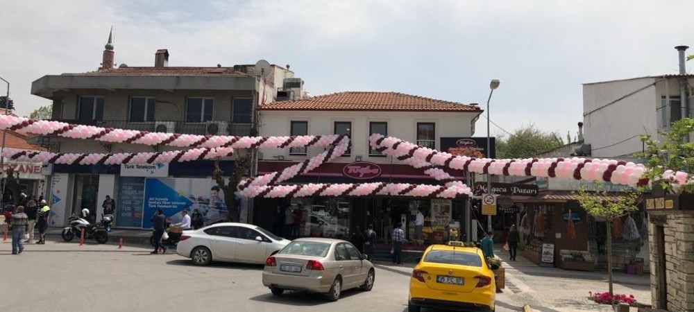Enginarlı tarhana tanıtımı ve mağaza açılışına sosyal mesafe ayarı 