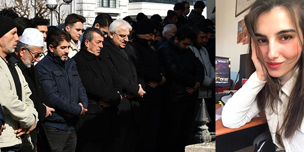 Enkaz altında hayatını kaybeden genç öğretmene son görev!