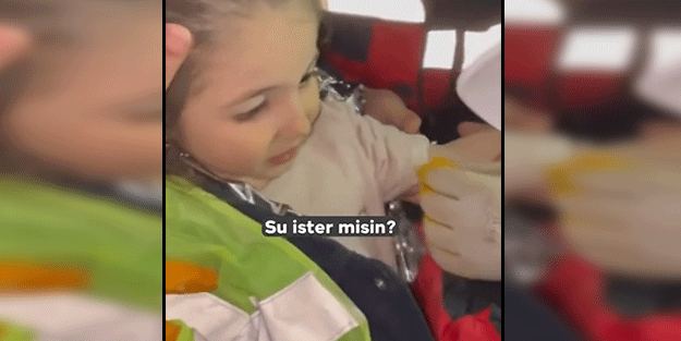 Enkazdan 72 saat sonra çıkartılan minik Hazal'ın duygulandıran sözleri!