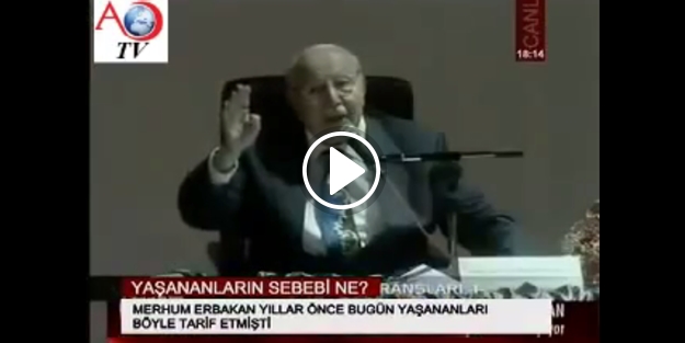 Erbakan Hoca'dan Siyonizm'in tanımı
