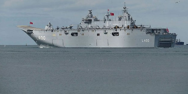 Erbaş'tan TCG Anadolu'ya ziyaret