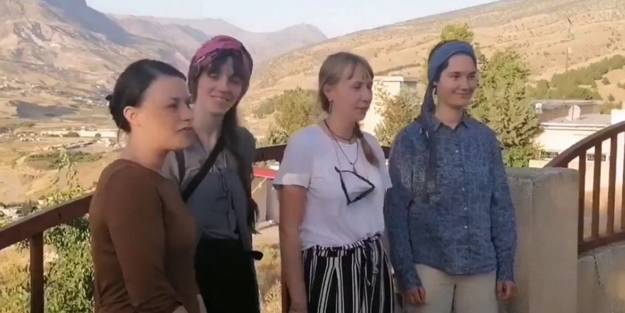 Erbil'de gözaltına alınmışlardı! 4 Alman kadın PKK'lı teröristlere meze olmaya gitti