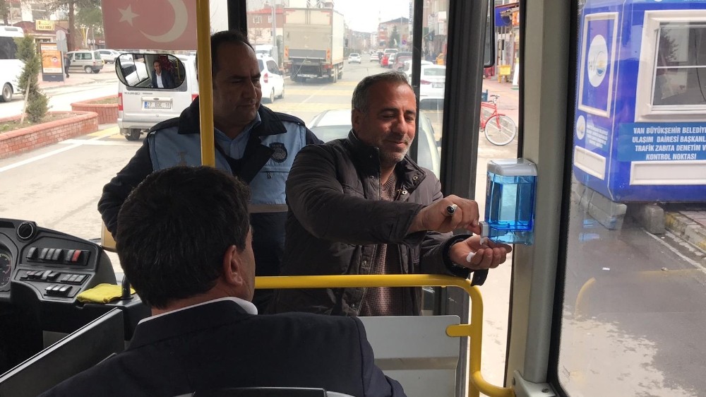 Erciş Belediyesinden korona virüsü tedbirleri 