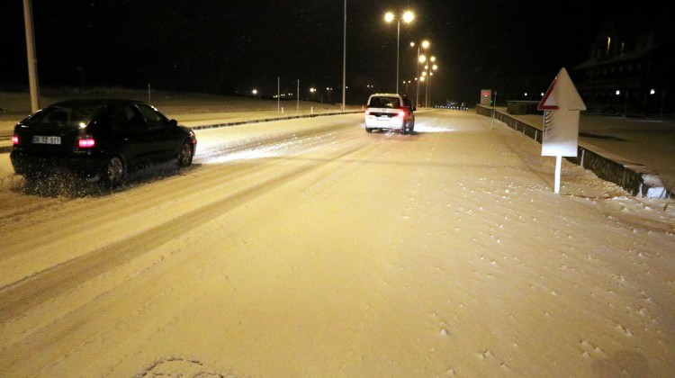 Erciyes'te kar sürprizi
