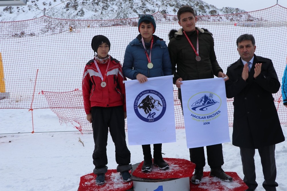 Erciyes’te kayak heyecanı sona erdi 