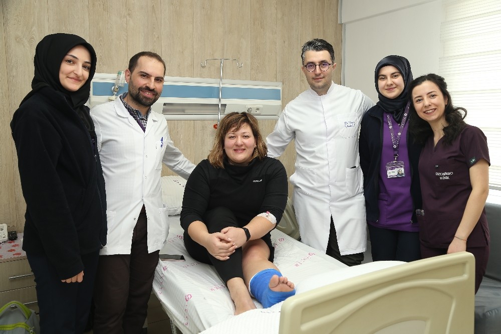 Erciyes’te sakatlanan Ukraynalı Oksana, Kayserili doktorlara hayran kaldı 