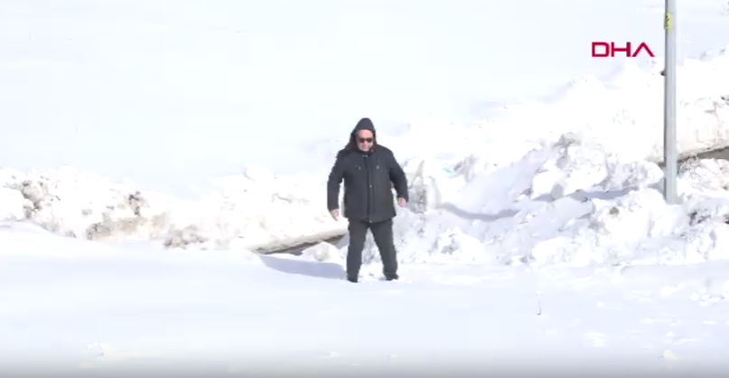 Erciyes'te şok görüntüler!