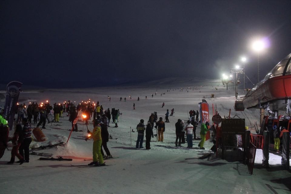 Erciyes’te sömestr tatili boyunca her akşam gece kayağı yapılabilecek 