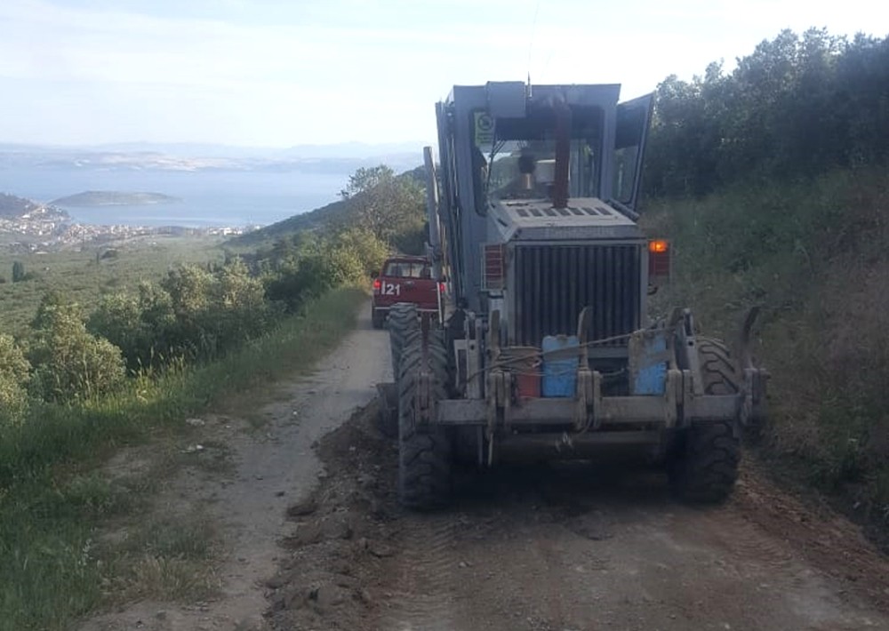Erdek’te Oduncu yolu onarıldı 